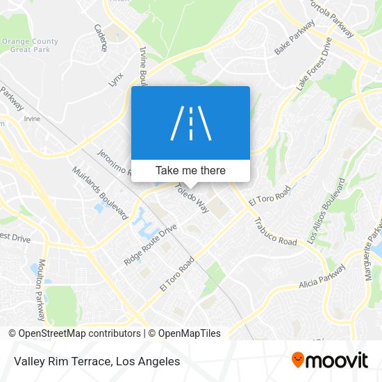 Valley Rim Terrace map