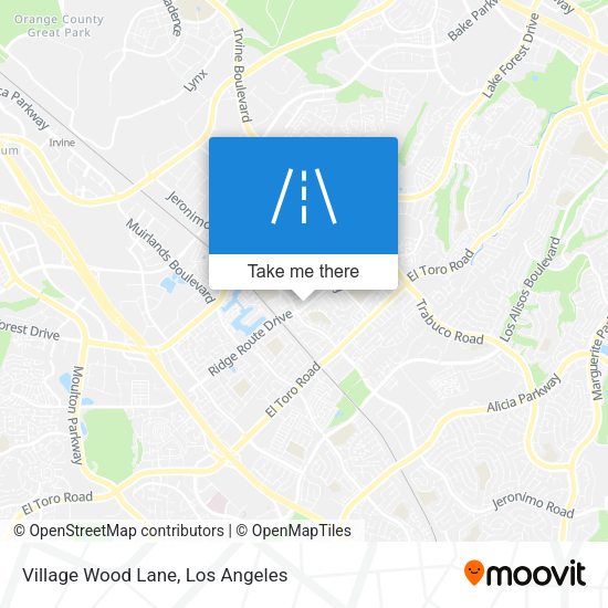 Village Wood Lane map