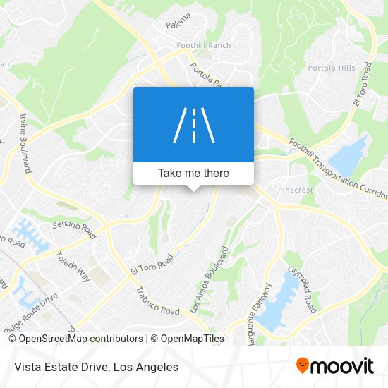 Vista Estate Drive map