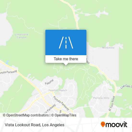 Mapa de Vista Lookout Road
