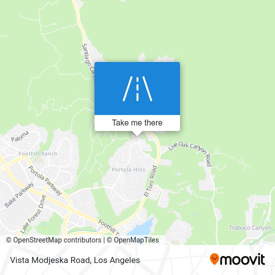 Mapa de Vista Modjeska Road