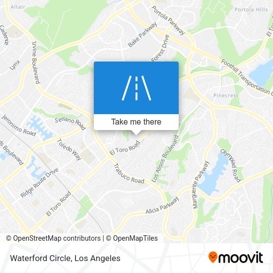 Mapa de Waterford Circle