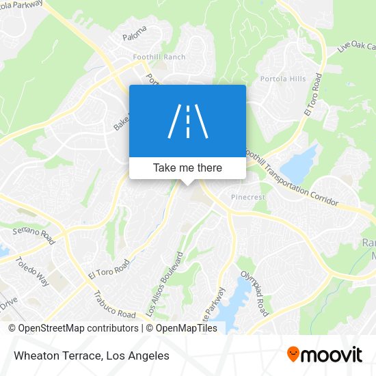 Wheaton Terrace map