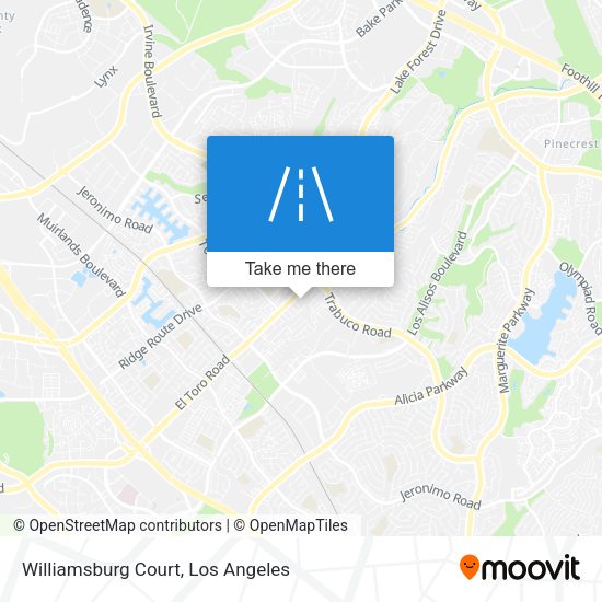 Mapa de Williamsburg Court