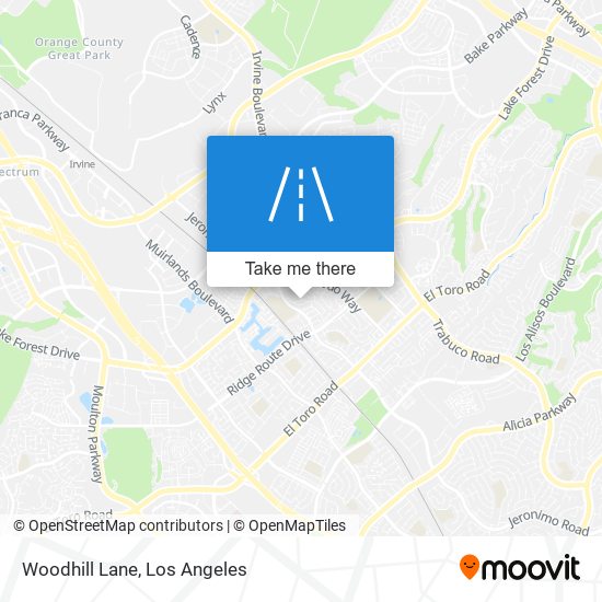 Woodhill Lane map