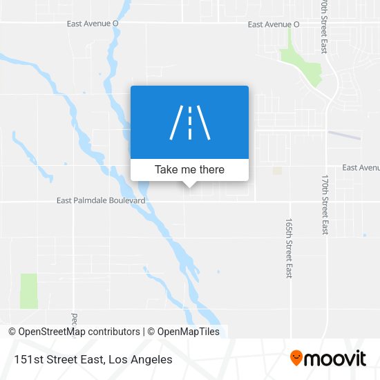 151st Street East map