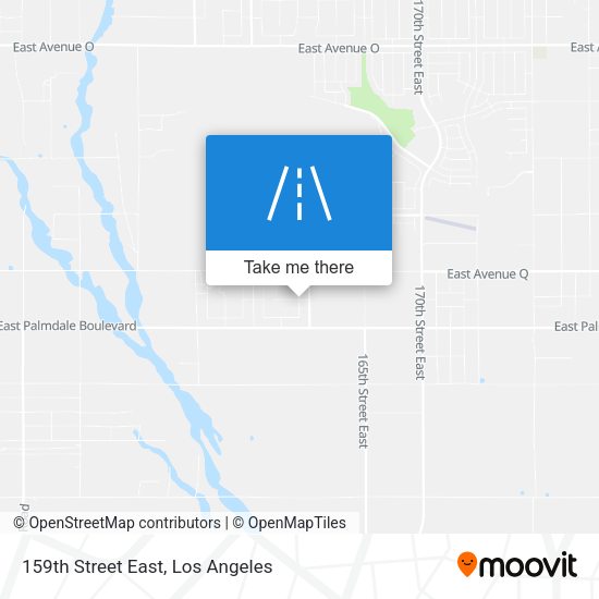 159th Street East map