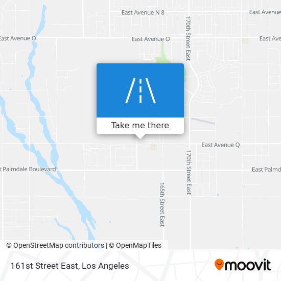 161st Street East map