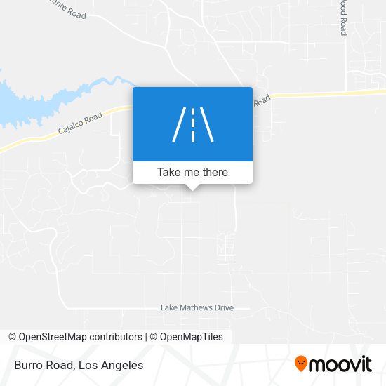 Mapa de Burro Road