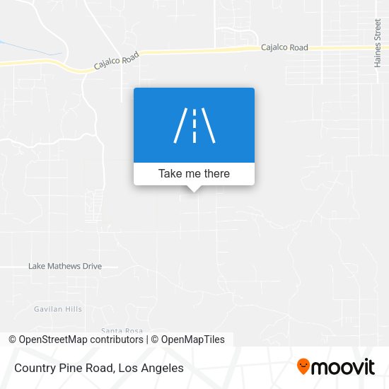 Country Pine Road map