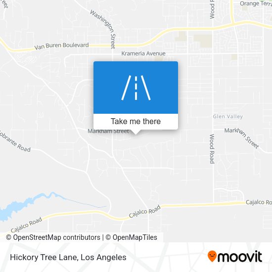 Hickory Tree Lane map