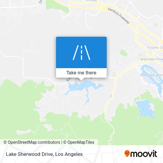 Mapa de Lake Sherwood Drive