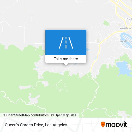 Queen's Garden Drive map