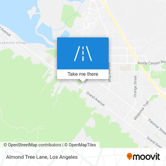 Mapa de Almond Tree Lane