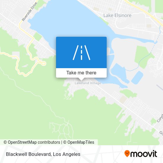 Blackwell Boulevard map