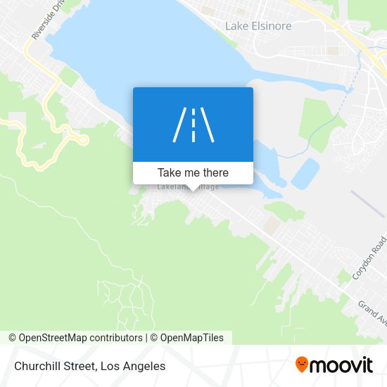 Churchill Street map