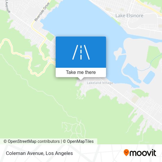 Mapa de Coleman Avenue