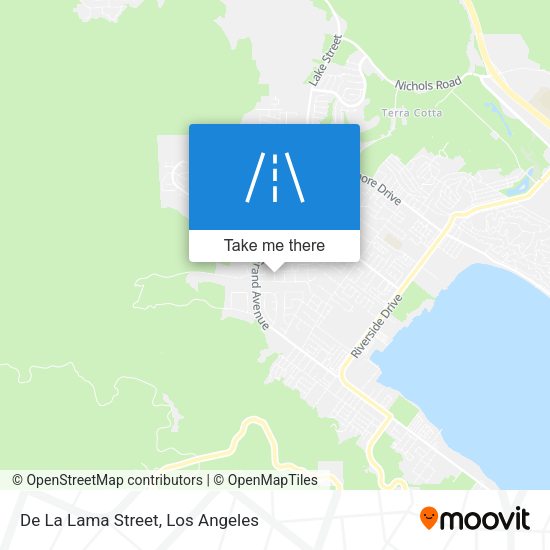 Mapa de De La Lama Street