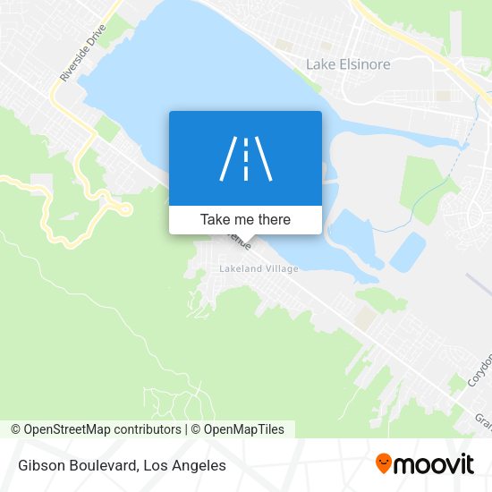 Gibson Boulevard map