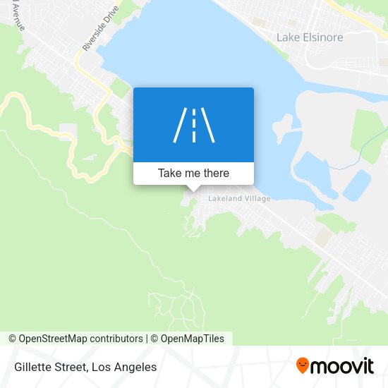 Gillette Street map