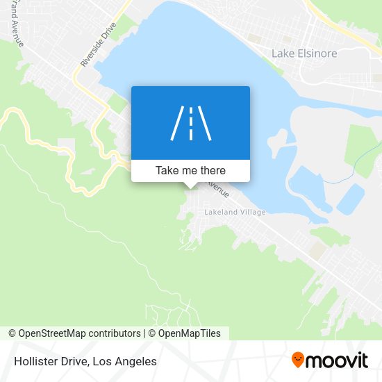 Hollister Drive map