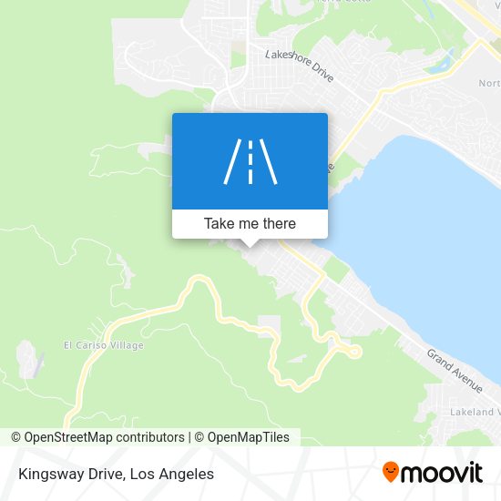 Mapa de Kingsway Drive