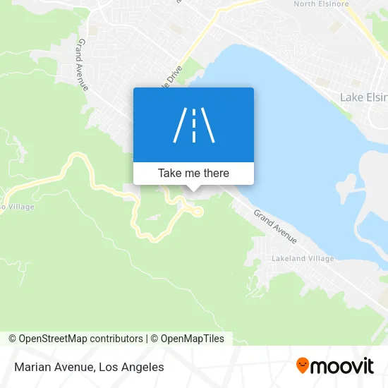 Marian Avenue map