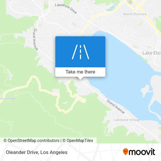 Oleander Drive map