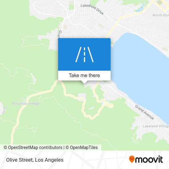 Mapa de Olive Street
