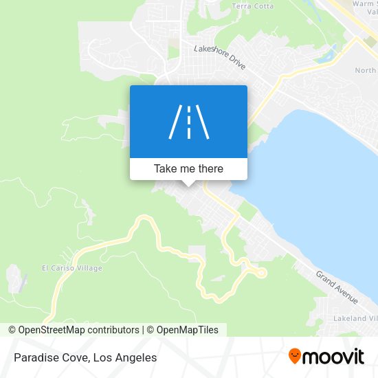 Mapa de Paradise Cove
