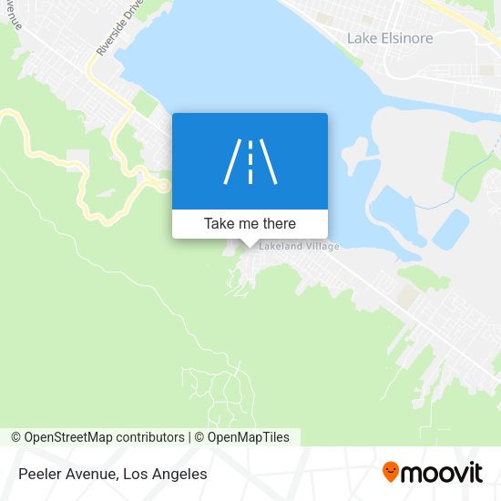 Mapa de Peeler Avenue