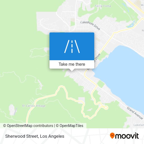 Mapa de Sherwood Street