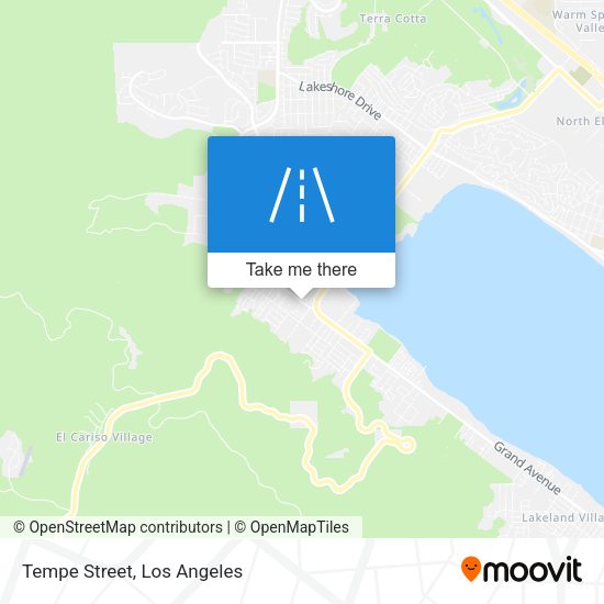 Mapa de Tempe Street