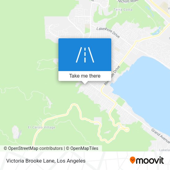 Mapa de Victoria Brooke Lane