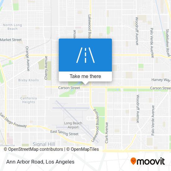 Mapa de Ann Arbor Road