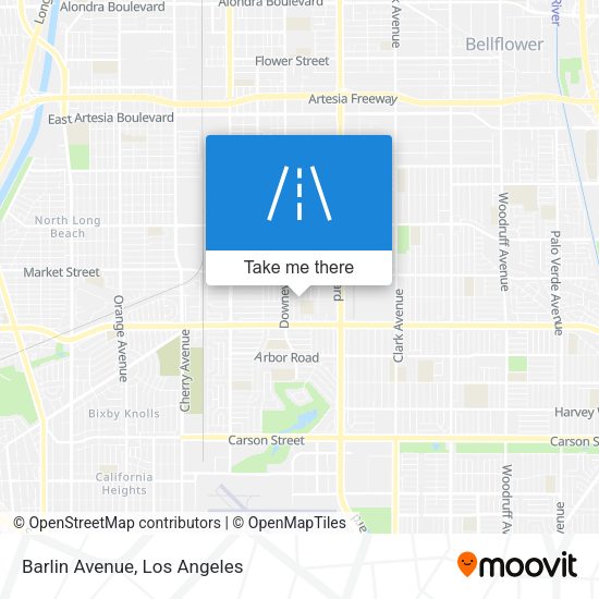 Mapa de Barlin Avenue