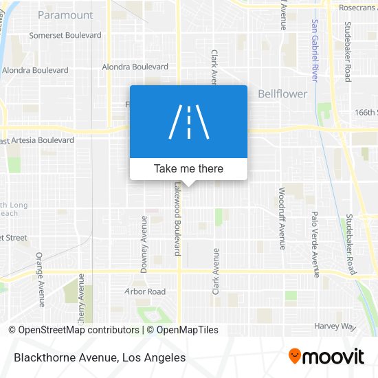 Mapa de Blackthorne Avenue