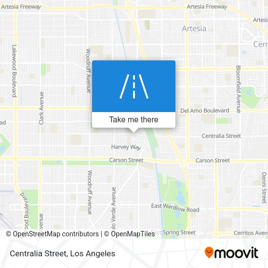 Mapa de Centralia Street