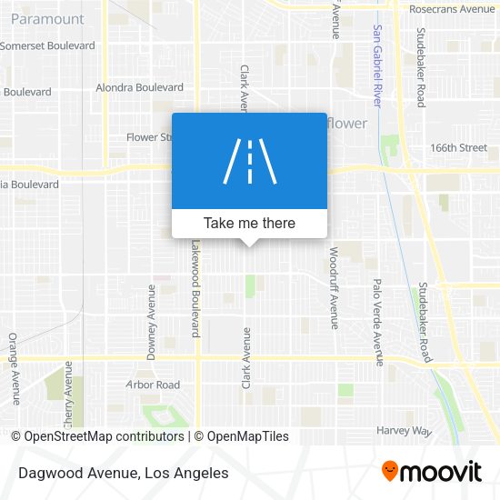 Mapa de Dagwood Avenue