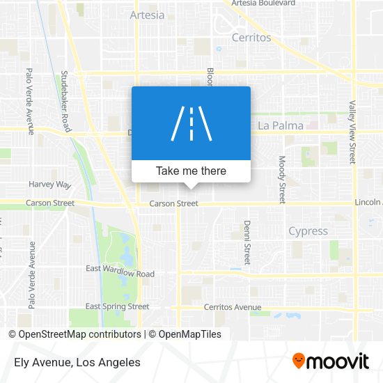 Mapa de Ely Avenue