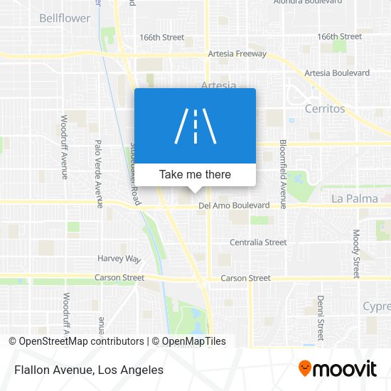 Mapa de Flallon Avenue