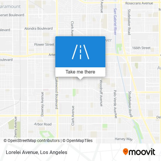 Lorelei Avenue map