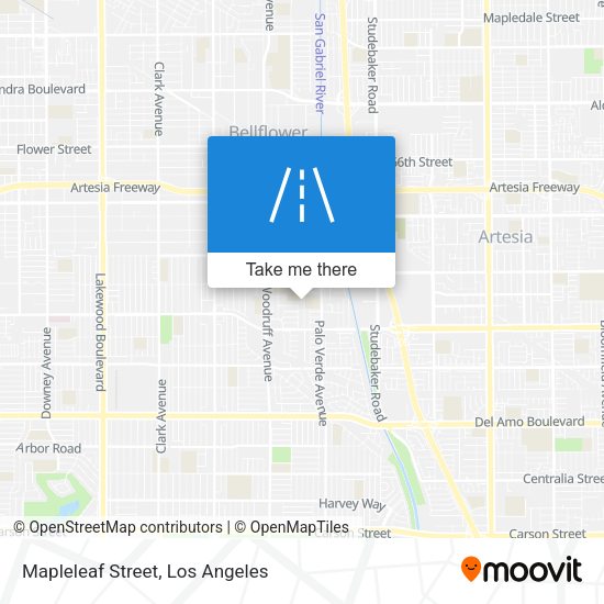 Mapleleaf Street map