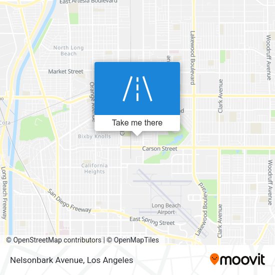 Mapa de Nelsonbark Avenue