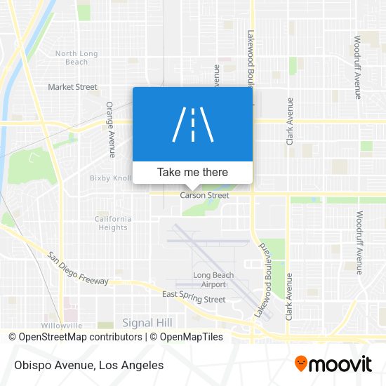 Mapa de Obispo Avenue
