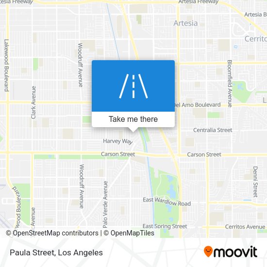 Mapa de Paula Street