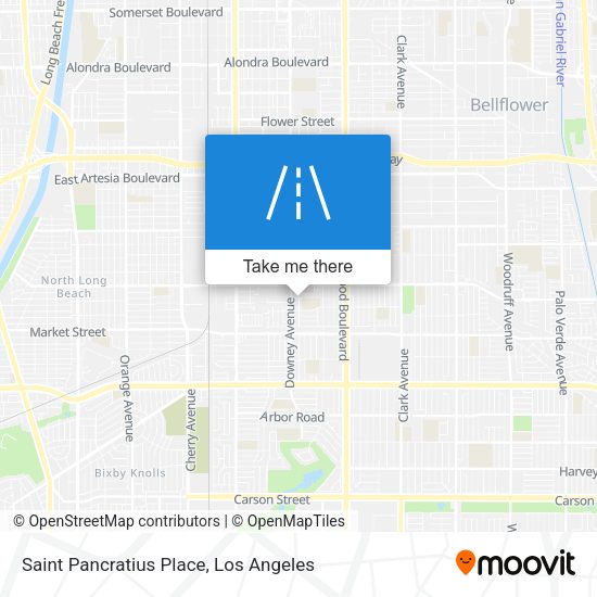 Saint Pancratius Place map