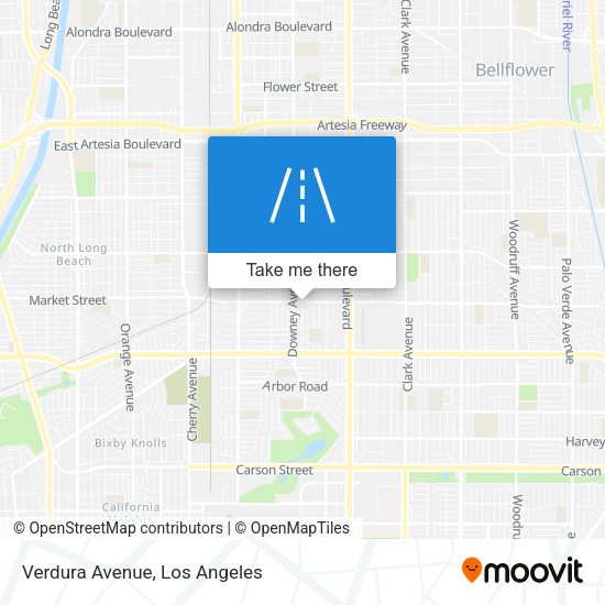 Mapa de Verdura Avenue