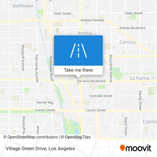 Village Green Drive map