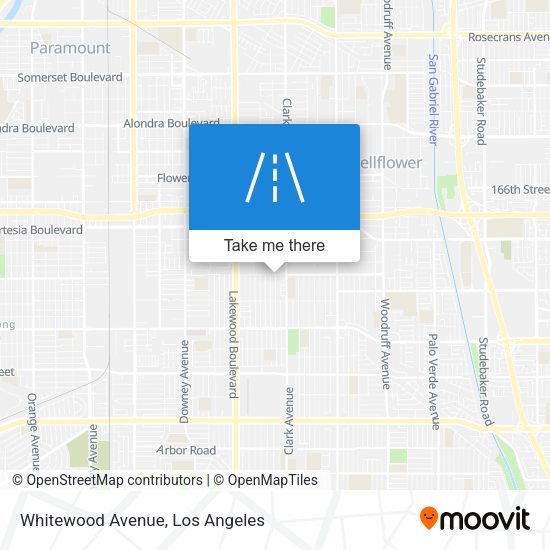 Whitewood Avenue map